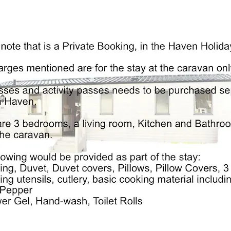 Static Caravan-haven, Like District 3*